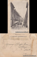 Reims Reims Colbertstraße Mit Straßenbahn (La Rue Colbert) 1900 - Sonstige & Ohne Zuordnung