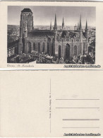 Postcard Danzig Gdańsk/Gduńsk St.-Marienkirche 1940 - Danzig