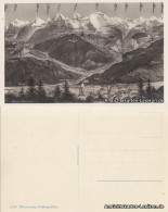 Ansichtskarte Interlaken Berner-Oberland - Landkarten AK 1933 - Autres & Non Classés