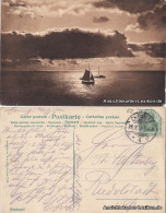 Norderney Mondnacht - Segelboot 1912 Stimmungsbild - Norderney