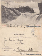 Postcard Trollhättan Toppöfallet 1903 - Zweden