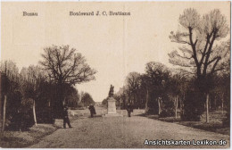 Postcard Busäu Buzău Boulevard J.C. Bartianu 1918 - Rumania