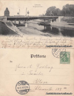 Ansichtskarte Lübeck Partie An Der Burgtorbrücke 1902 - Altri & Non Classificati