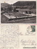 Foto Ansichtskarte Leutenberg Schwimmbad B Saalfeld-Rudolstadt 1939 - Altri & Non Classificati