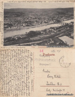 Ansichtskarte Trier Totalansicht Mit Bahnstrecke Und Fabriken 1930 - Trier