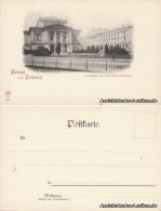 Ansichtskarte Leipzig Concerthaus Und Universitätsbibliothek 1906 - Leipzig