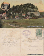 Ansichtskarte Oybin Ansicht Mit Berg 1908  - Oybin