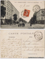 Aubervilliers Straße Der Republik (Avenue De La Republique) 1910 - Otros & Sin Clasificación