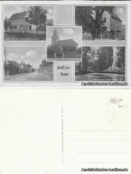 Ansichtskarte Nessa Kaufhaus, Kirche, Rittergut Und Dorfstraße 1944  - Other & Unclassified