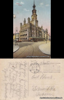 Postcard Posen Poznań Partie Am Rathaus 1915  - Polonia