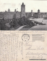 Postcard Posen Poznań Schloß, Post Und Bank 1916  - Pologne