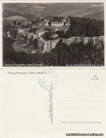 Ansichtskarte Königstein (Sächsische Schweiz) Luftbild Festung 1934  - Koenigstein (Saechs. Schw.)