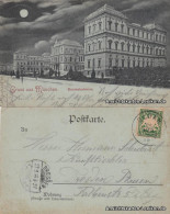 Ansichtskarte München Kunstakademie - Mondscheinlitho 1898 - Muenchen