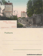 Stolpen Schloß. Zeiger- Und Koselturm (Handkolorierte Künstlerkarte) 1909  - Stolpen