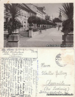 Postcard Adlerkosteletz Kostelec Nad Orlicí Straßenpartie 1943 - República Checa