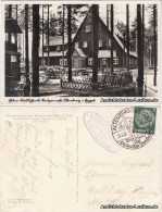 Ansichtskarte Altenberg (Erzgebirge) Waldschänke Altes Raupennest 1938  - Altenberg