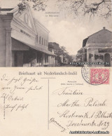 Postcard Makassar Kota Makassar Javabankstraat (Straße) 1914  - Indonesia