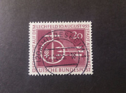 GERMANY ALLEMAGNE DEUTSCHE POST 1955 MILLENARIO DELLA BATTAGLIA DI LECHFELD CAT. YVERT N.92 - Used Stamps