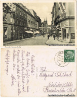 Postcard Liegnitz Legnica Frauenstraße (belebt, Geschäfte) 1938 - Schlesien