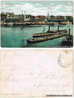 Ansichtskarte Ludwigshafen Panorama Mit Hafen Und Dampfern 1914 - Ludwigshafen