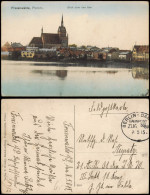 Freienwalde Pommern Chociwel Blick über Den See 1915 Bahnpoststempel Feldpost - Pommern