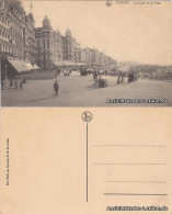 Postkaart Ostende Oostende Strandpromenade (La Digue Et La Plage) 1918  - Other & Unclassified