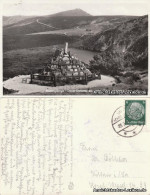 Postcard Krummhübel Karpacz Donat-Denkmal Mit Schneekoppe 1940  - Schlesien