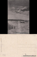 Ansichtskarte Wannsee-Berlin Wannsee Bei Mondschein 1920  - Wannsee