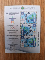 San Marino 2010 Sheet Olympics Stamps (Michel Bl.47) MNH - Blocks & Sheetlets