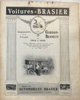 1907 PUBLICITE VOITURES BRASIER -  BUIRE - CLÉMENT - BERLIET - HOTCHKISS - ARIES - PEUGEOT - FIAT - PEUGEOT - MOTOBLOC - 1900 - 1949