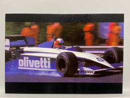 BLUE OLIVETTI #8  , Motorsport, Racing, Sport Postcard - Grand Prix / F1