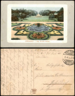 Dresden Großer Garten Blumen Beet 1915   Im 1. Weltkrieg Feldpost Gelaufen - Dresden