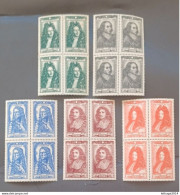 FRANCE FRANCIA 1944 CELEBRITES DU XVII CAT YVERT N 613/617 MNH - Unused Stamps