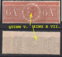 BRITISH INDIA  STAMP. QV   REVENUE   ERROR - 1882-1901 Imperium