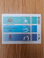 San Marino 2008 Sheet Olympics Stamps (Michel Bl.40) MNH - Blokken & Velletjes