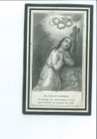 MARIA R VAN BERCKELAER ECHTG FRANCISCUS VAN DYCK ° WOMMELGEM 1850 + 1889 DRUK BORGERHOUT ZUSTERS WOUTERS - Imágenes Religiosas