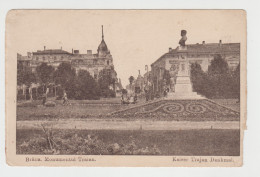 Romania - Braila Statuia Imparatului Traian Statue Of The Roman Emperor Trajan Feldpost Stempel Ww1 Wk1 Kuk Vechta 1917 - Roumanie