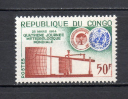 CONGO  N° 159   NEUF SANS CHARNIERE COTE 1.50€   METEOROLOGIE - Mint/hinged