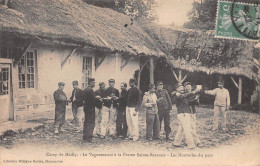 Camp De MAILLY (Aube) - Le Vaguemestre à La Ferme Sainte-Suzanne - Les Nouvelles Du Pays - Voyagé 1914 (2 Scans) - Mailly-le-Camp