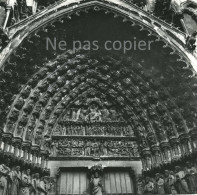 AMIENS Vers 1960 Cathédrale SOMME Photo 14 X 14 Cm - Places