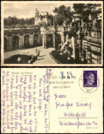 Ansichtskarte Innere Altstadt-Dresden Dresdner Zwinger Nymphenbad 1942 - Dresden