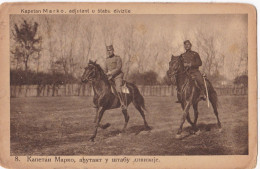 SERBIA - The First World War - Captain Marko, Adjutant In The Headquarters Of The Division - Serbie