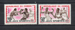 CONGO  N° 150 + 151   NEUFS SANS CHARNIERE COTE 2.00€    SPORT BOXE - Neufs