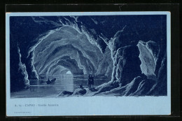 Künstler-AK Capri, Grotta Azzurra  - Other & Unclassified