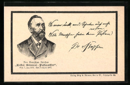 AK Portrait H. Von Stephan, Erster General-Postmeister  - Autres & Non Classés