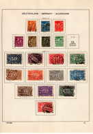 Deutsches Reich 236 - 257 Ex Arbeiter / Queroval Gestempelt Used - Used Stamps