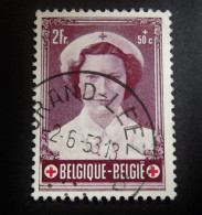 Belgie Belgique - 1953 -  OPB/COB  N° 914 - 2F + 50 C - Obl  - GRAND - LEEZ  - 1953 - Usados