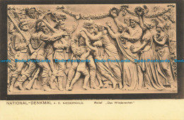 R632947 National Denkmal. Relief. Das Wiedersehen. A. D. Niederwald. J. B. Hilsd - Welt