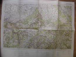 Carte De France Et Des Frontières Au 1/200 000 Type 1912 N° 5bis LIEGE - Topographische Kaarten