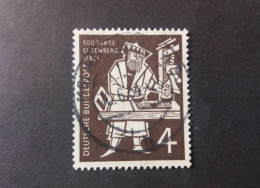 GERMANY ALLEMAGNE DEUTSCHE POST 1954 5 CENTENARIO DELLA STAMPA DELLA BIBBIA CAT. YVERT N.74 - Oblitérés